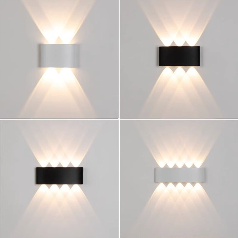 Наружный настенный светильник led double head lower luminous 6 головок 8 головок 10 головок