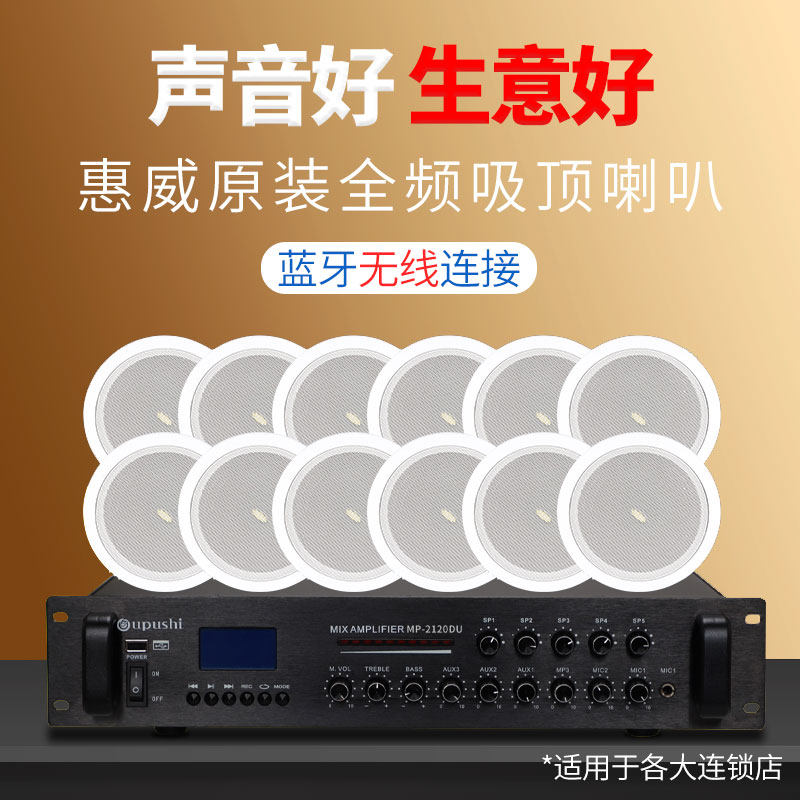 Потолочный динамик Hivi/Huiwei TD202 ceiling ceiling audio shop акустическая система Bluetooth для фоновой музыки