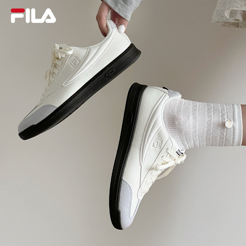 Кроссовки Fila 丨FILA на тонкой подошве, 26 г., новые осенние женские белые туфли, мужские кроссовки в немецком стиле, универсальные туфли с т-образным носком
