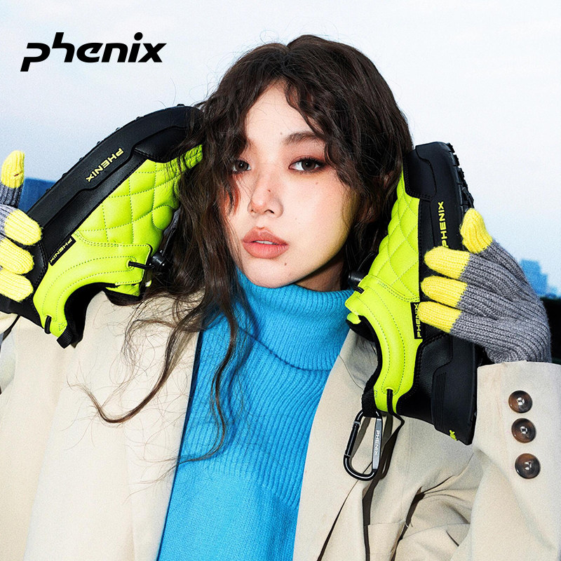phenix Phoenix ТЕПЛАЯ обувь для объятий СРЕДНЕЙ длины, уличные снегоступы, новые водоотталкивающие и бархатные хлопчатобумажные туфли