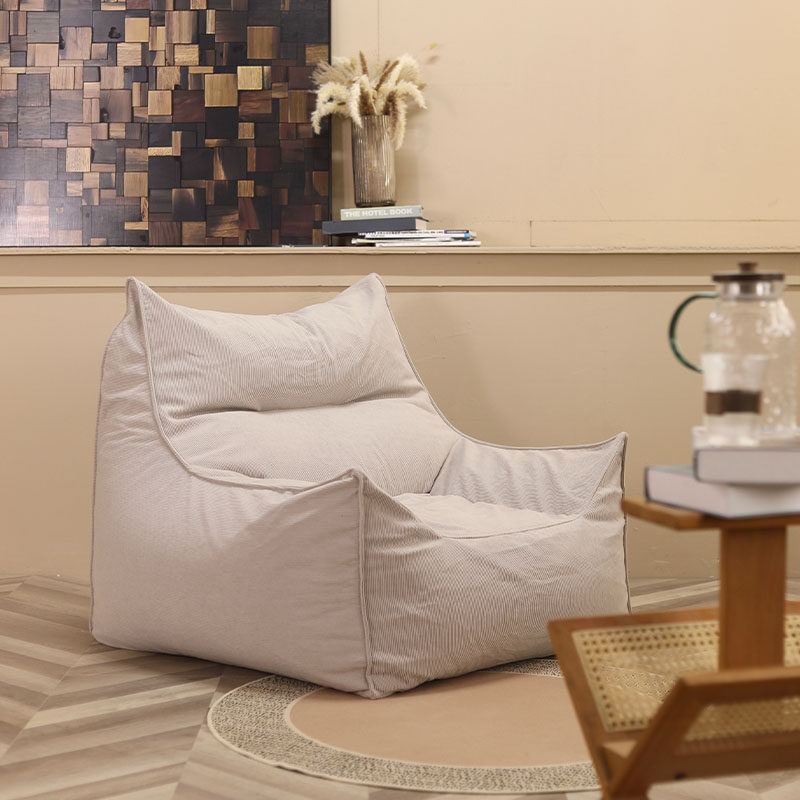 Односпальный диван для отдыха в японском стиле lazy sofa bean bag, глубокое кресло на балконе, татами, гостиная, вельветовая кровать для отдыха и сна
