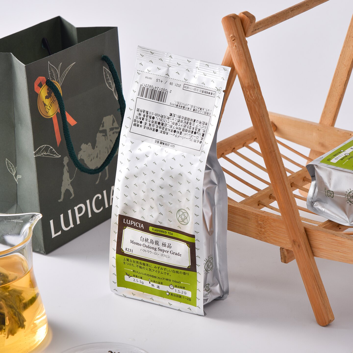 Японский белый персиковый улун lupicia Lvbi Tea Garden Peach Oolong Премиум-чай в пакетиках в подарок при покупке