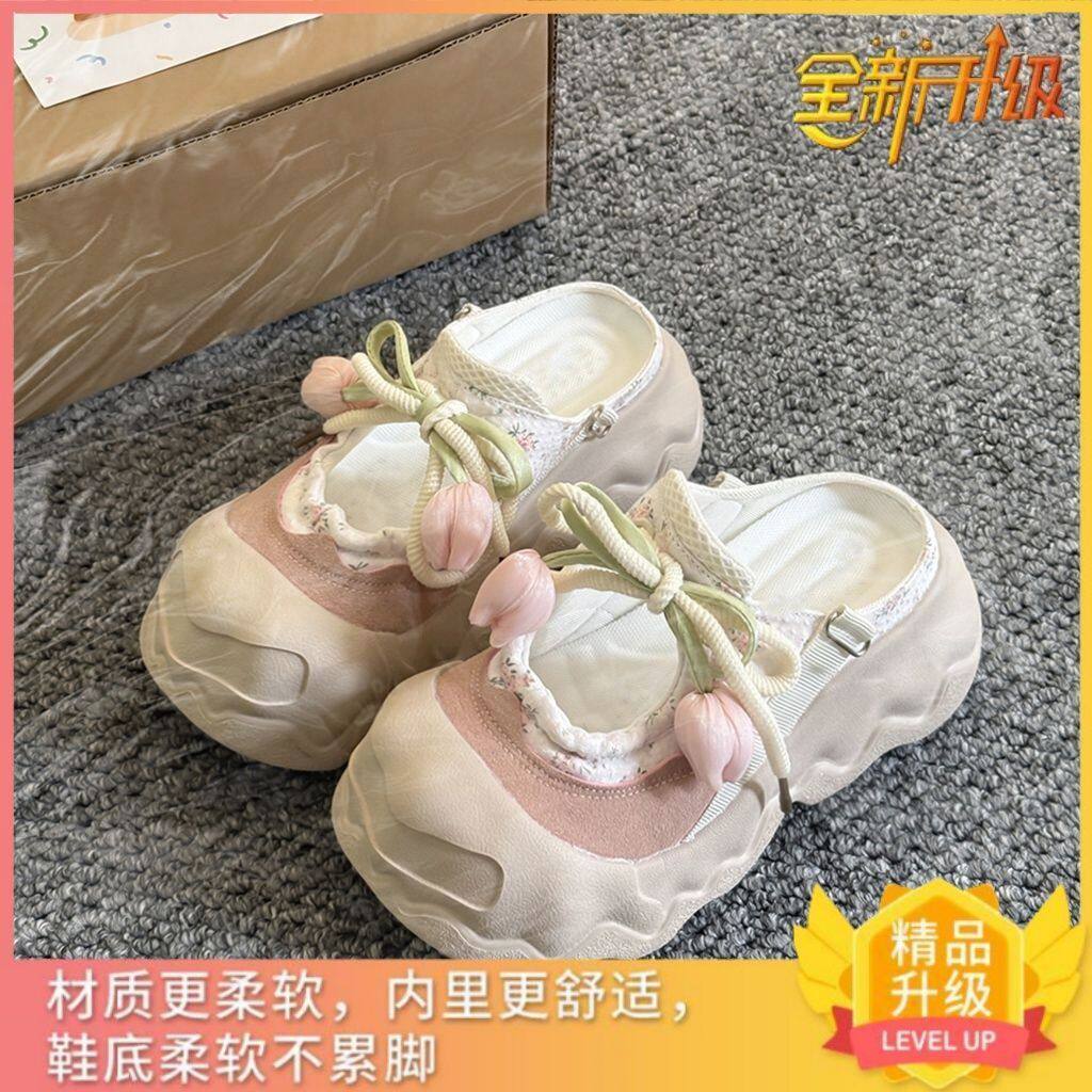 Оригинальные женские босоножки niche puff shoes 2026 года, новинка 2026 года, с увеличенным размером 