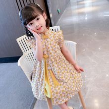 Children's dress, children's dress, girl's dress, summer 2023 new fashionable qipao dress, children's