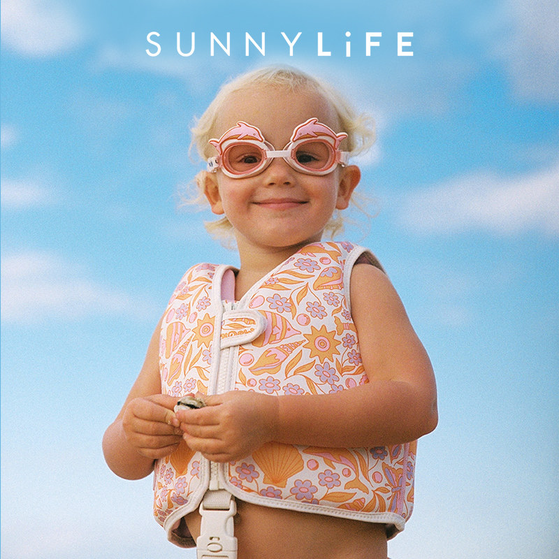 детский плавучий жилет sunnylife, детские спасательные жилеты, для девочек без надувных изделий, детская вспомогательная плавучая одежда для плавания