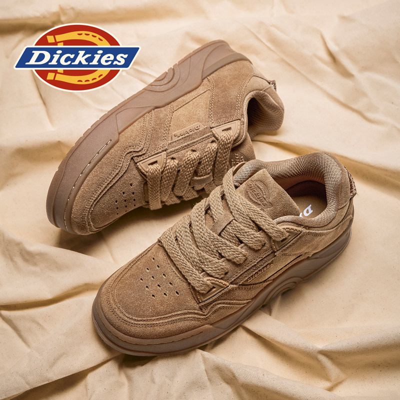 Мужская обувь Dickies bread; новинка 2026 года; летняя дышащая мужская обувь; кожаная обувь в стиле ретро; повседневные кроссовки для мужчин