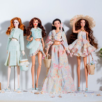 Island Holiday Fashion Supermodel Girl Trendy Toys Dolls Dress Up Clothes Accessories Denim pp Daddy is more wearable than FR