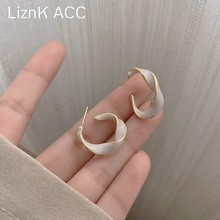 S925 Silver Needle C-shaped Earrings 2021 New Fashion, High Grade, Light Luxury, Korean Internet Red Temperament Earrings, Female Minority