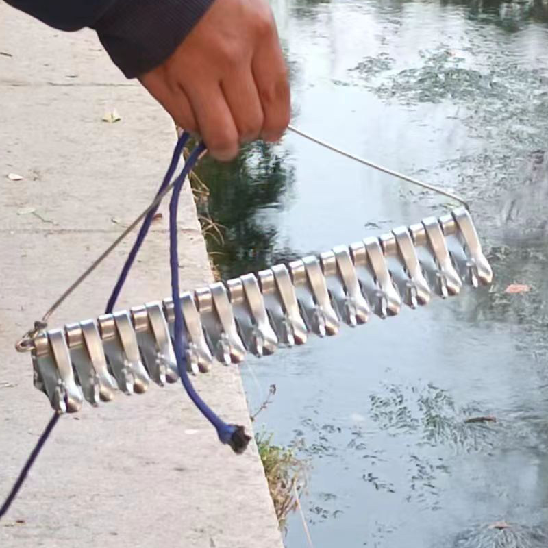 Рыбалка для уборки водных растений, артефакты, водные растения, грабли, дикая рыбалка, гнездование, инструменты для очистки воды от травы, рыболовные принадлежности, ножи для резки водной травы