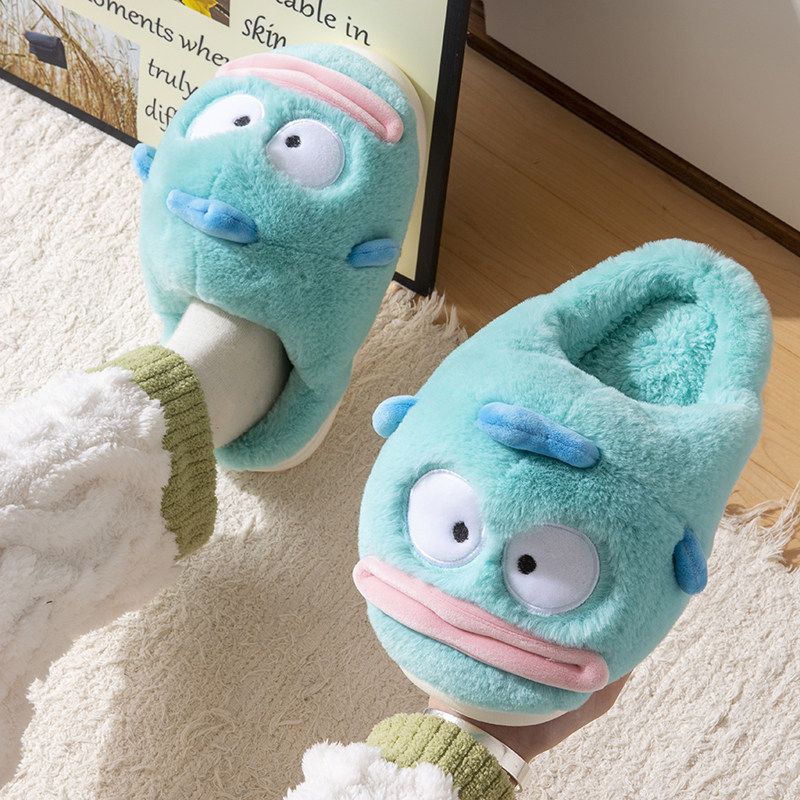 Ugly Fish Women's Cotton Slippers, 2026 New Style, Indoor Home Warm Cotton Shoes, Plush Slippers for Women, Winter