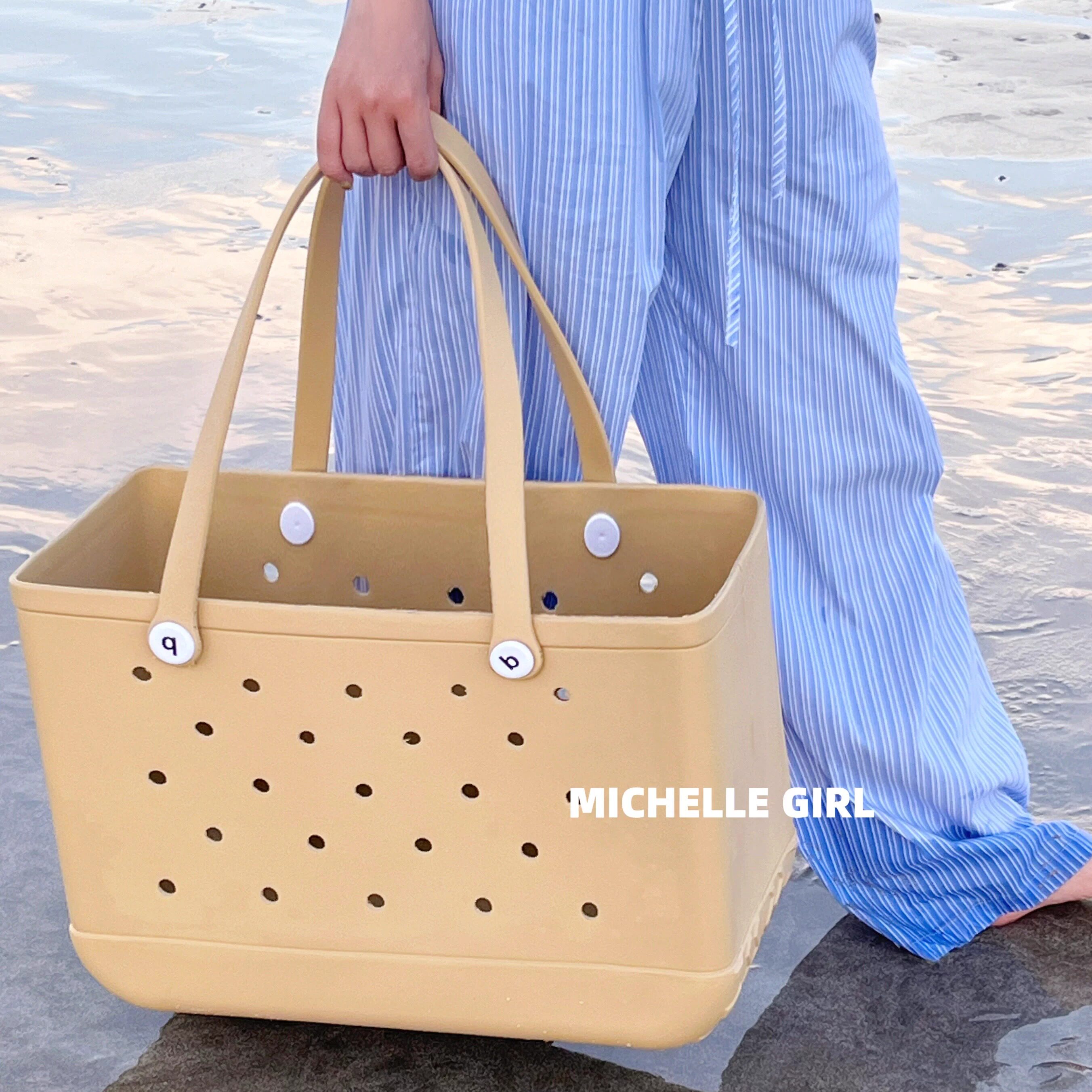 Michelle Girl негабаритная сумка для пикника на пляже EVA, вылазки на короткие расстояния, сумка для хранения большой емкости