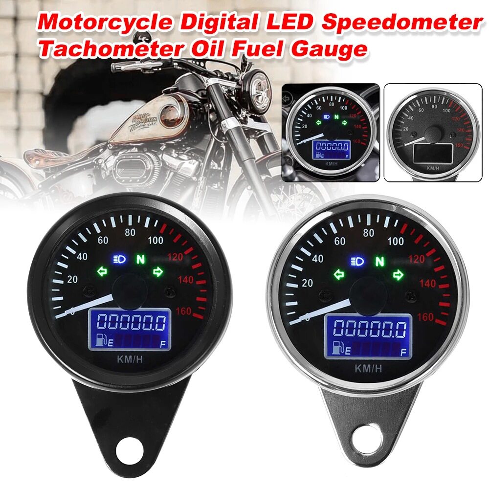 Мотоцикл ретро-модифицированный светодиодный прибор prince mileage LCD instrument...