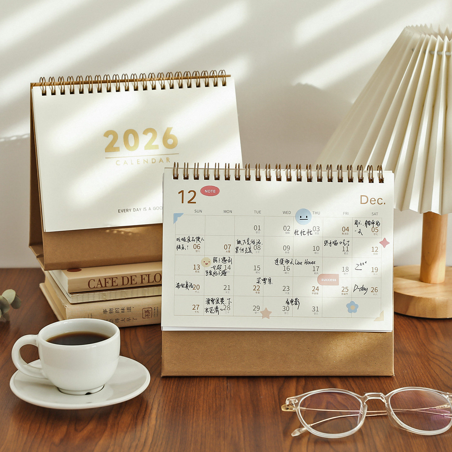 2026 простой базовый настольный календарь, однотонный, без печати, стиль настольного ноутбука, самодисциплина, регистрация заезда, календарь оформления офиса