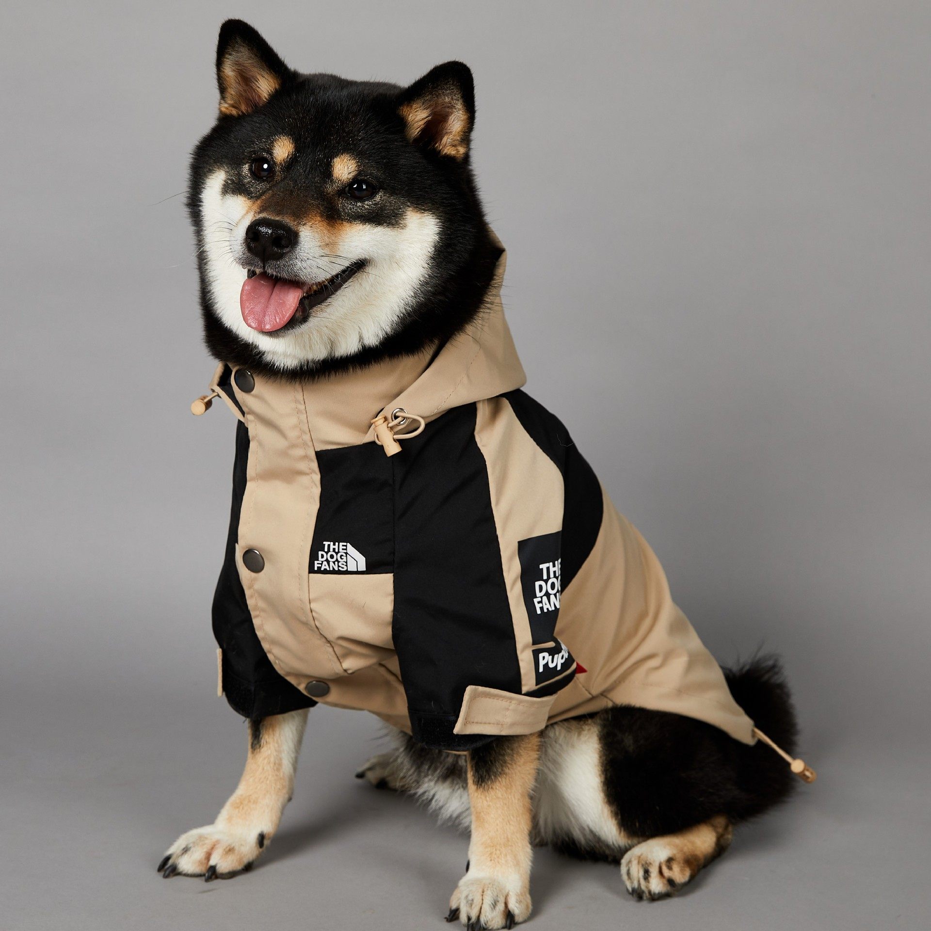 Куртка для домашних животных бренда dog face tide, ветрозащитная и непромокаемая, новый плащ для золотистых ретриверов породы Шиба-ину, овчарок средних и крупных пород