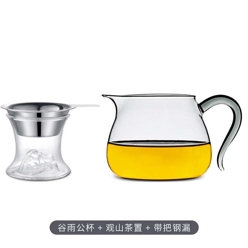 Yipin Workshop Fair Cup Стеклянная высококачественная утолщенная чайная чашка Чистая знаменитость Кунг-фу чайный сервиз Чайная чашка Хайгун диспенсер для чая