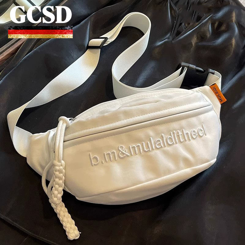 Немецкая спортивная сумка-мессенджер GCSD, велосипедная нагрудная сумка, новинка 2026, нишевая сумка через плечо для мужчин и женщин, маленькая сумка через плечо, поясная сумка