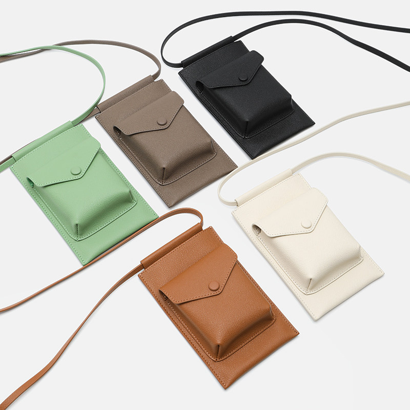 Кожаная студийная карманная сумка для мобильного телефона CKbag, импортная сумка для мобильного телефона из натуральной кожи первого слоя Epsom, женская сумка-мессенджер