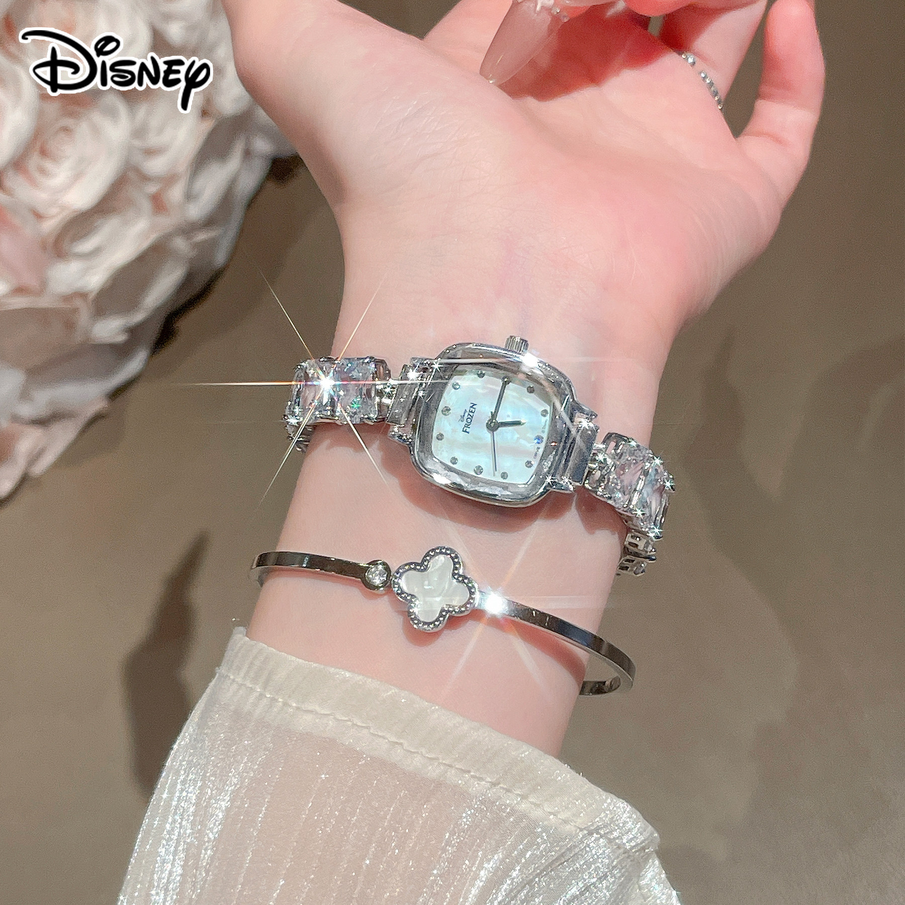 Disney little sugar cube watch женские легкие роскошные часы высокого класса на день рождения, юбилей, подарок для подруги, жены и девушки
