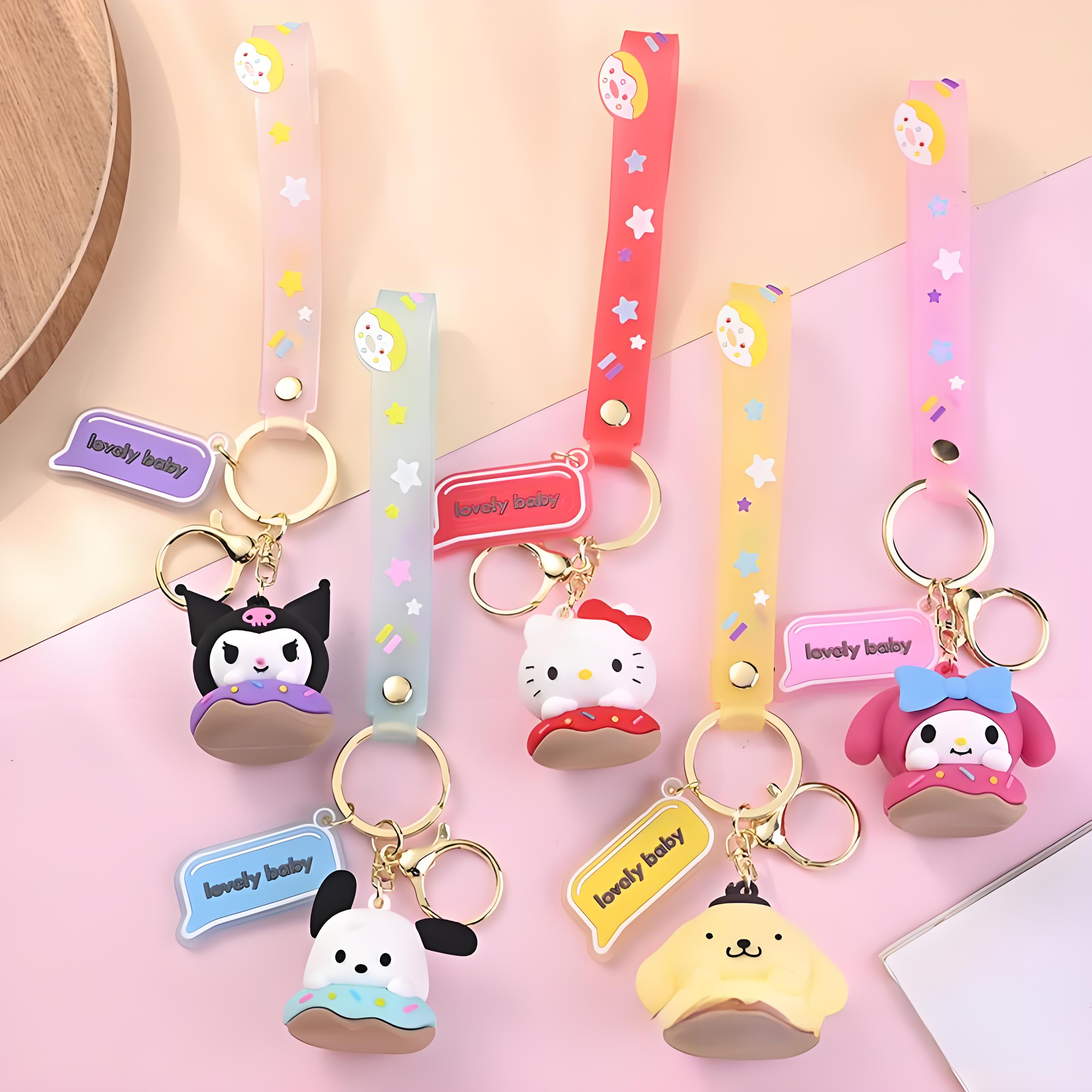 Брелок в супермаркете Sanrio с тем же названием Лавровая собака Куломи Мерло Тиха лежащая собака Пудинг собака КТ Космический кролик