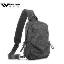 Willem Trendy Brand Chest Bag Men's Sports Leisure Crossbody Bag Men's Bag Multi functional Fashion Chest One Shoulder Small Backpack