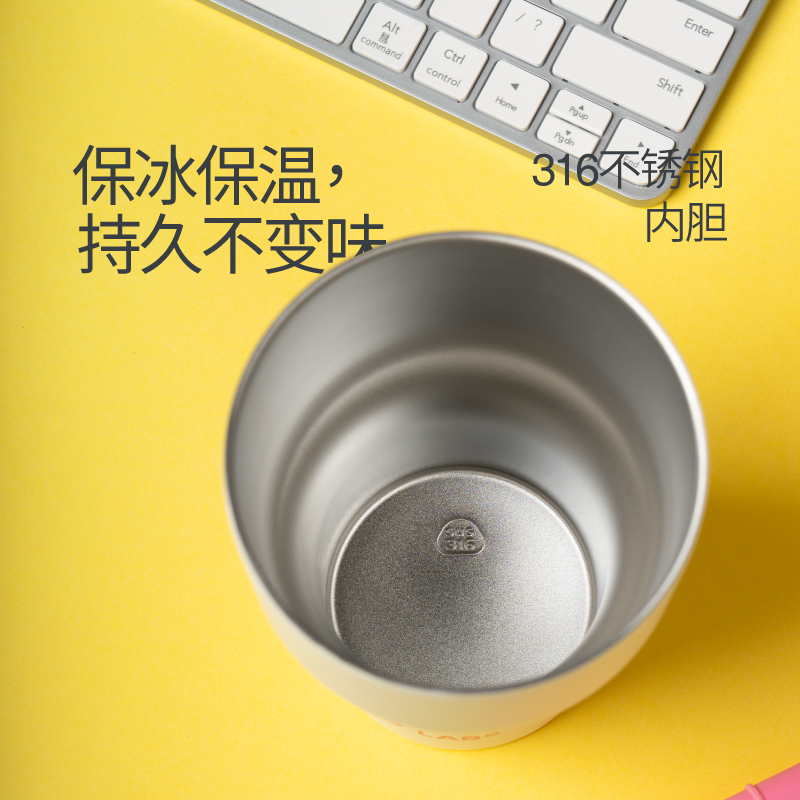 Вакуумная колба CHaKOLAB Hexu, стеклянная чашка большой емкости, чашка для воды, высококачественная кофейная чашка для девочек, новая двойная чашка