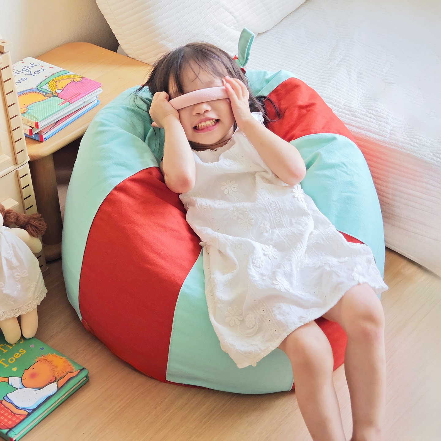 Детский диван LAZYTC lazy bean bag, раскладывающийся и спящий детский диван, уголок для чтения, спальня, детские татами