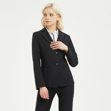 Suit set for women's outerwear for career public examination interview, spring and autumn civil servant college student large-sized work uniform, formal suit