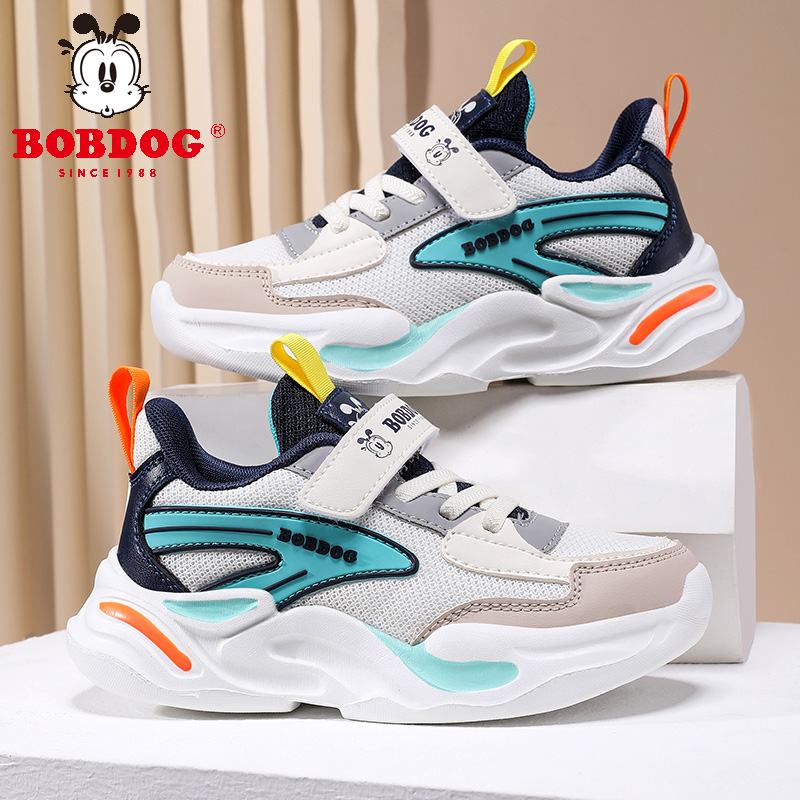 Babudou/ детская обувь; коллекция 2025 года; новая летняя детская спортивная обувь для мальчиков; повседневная дышащая обувь из сетчатого материала на мягкой подошве