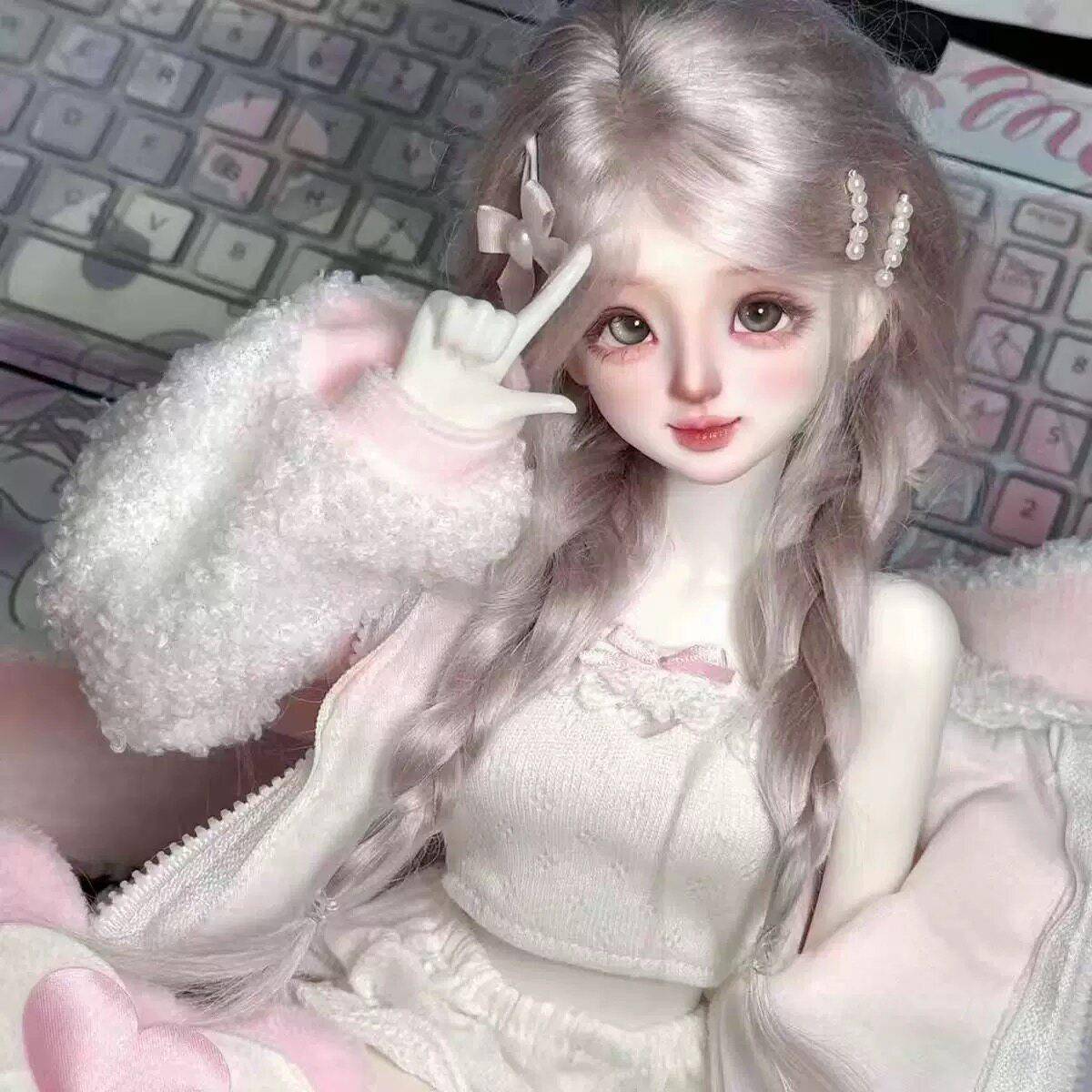 Современное свадебное платье bjd кукла слепая коробка счастливая сумка ручной работы совместное подвижное роскошное сменное украшение рабочего стола кукла-женщина