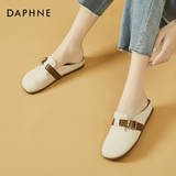 Женская обувь Muller от Daphne на мягкой подошве; коллекция 2026 года; летняя новинка; обувь Baotou Birkenstock на полуприлегающей подошве; верхняя одежда; повседневные тонкие туфли для ленивых