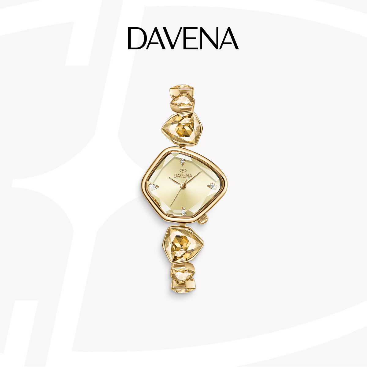 [Zhang Ruonan в том же стиле] Часы DAVENA Amber Streamer Изысканные часы в подарок подруге 520