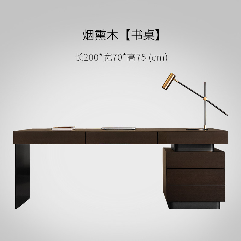Минималистичный итальянский легкий роскошный рабочий стол design sense, компьютерный стол, письменный стол, домашний современный офисный стол высокого класса