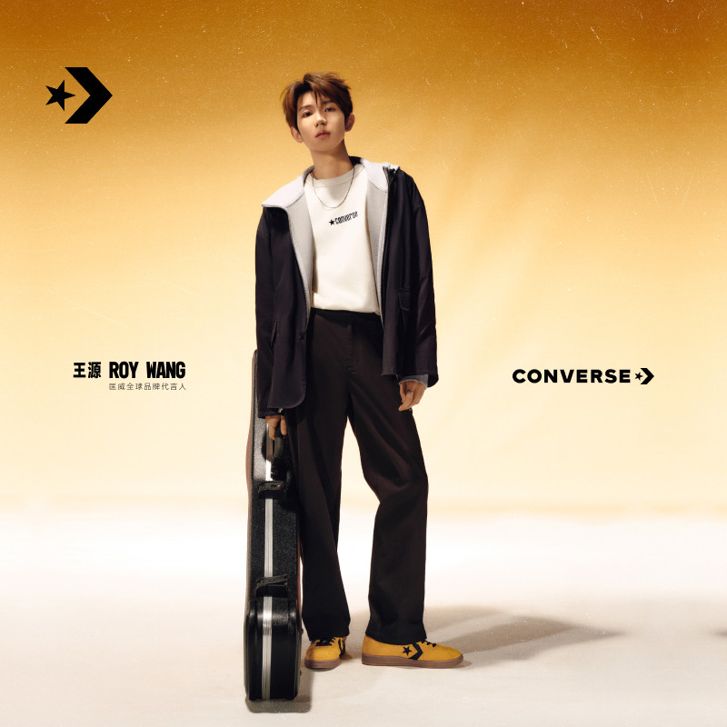 [Ван Юань с тем же абзацем] Converse Classic Trainer Gold Label ретро-спортивная обувь ретро-желтого цвета A15621C