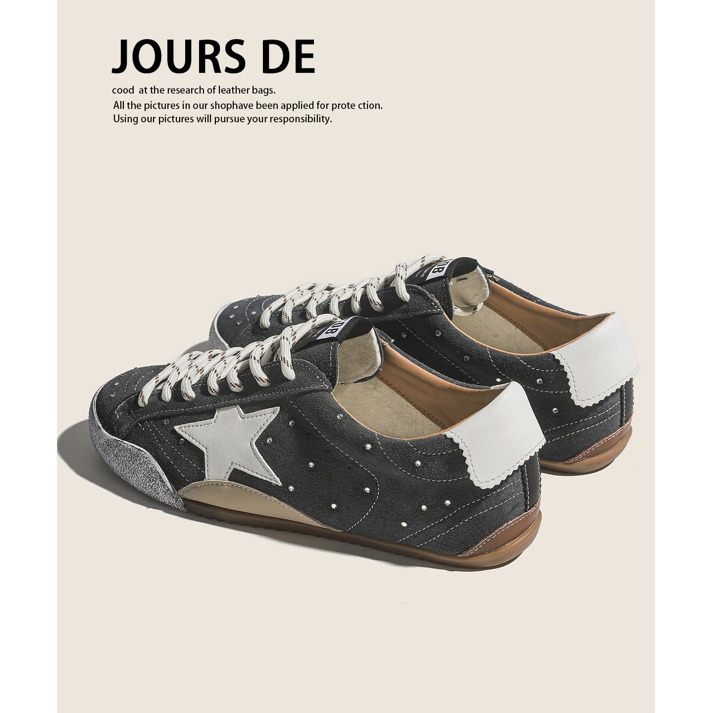 Кожаная обувь super fire retro star dirty shoes, женская новинка 2026 года, универсальная старая повседневная спортивная обувь, немецкая обувь для тренировок