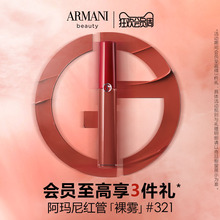 Armani Red Pipe Lip Glaze Velvet Matte Whitening Easy to Color Lipstick Nude Pink Bean Sand 321 Rotten Tomato 405