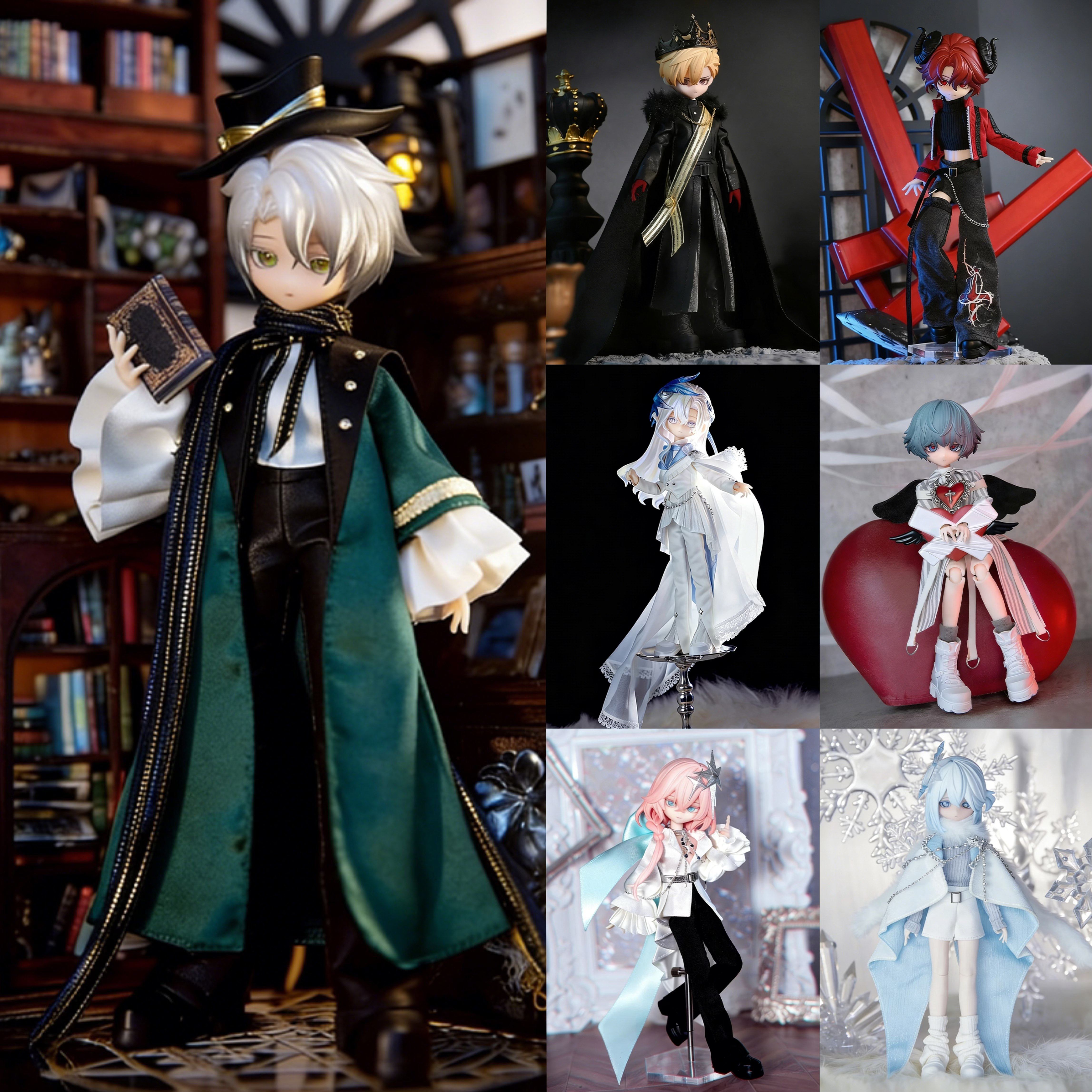 Mystery tower cat box BJD blind box полностью мужская серия персонажей 8 баллов bjd виниловая настольная мебель tide play ручной работы высокой точности