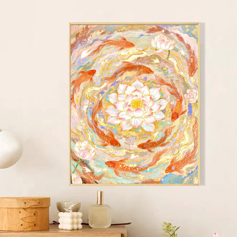 Цзююй Чэнсян Цзюцай Вышивка крестиком 5d алмазная живопись, полная бриллиантов, новинка 2025 года, ручная работа, сделай сам, украшение гостиной, спальни, живопись