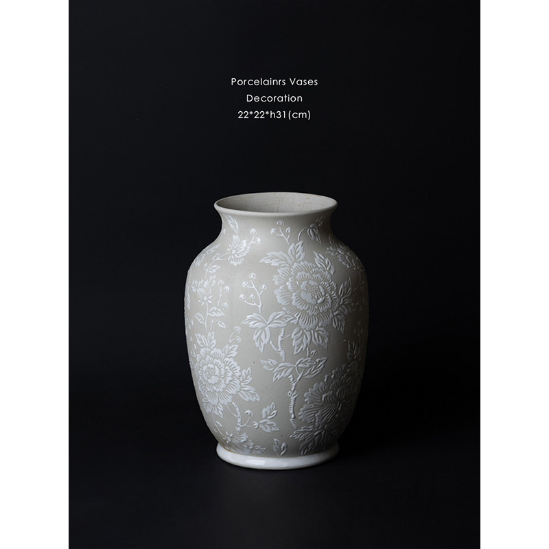 Ваза ручной росписи Ruona Home Furniture из антикварной коллекции Ralph Laur*n 