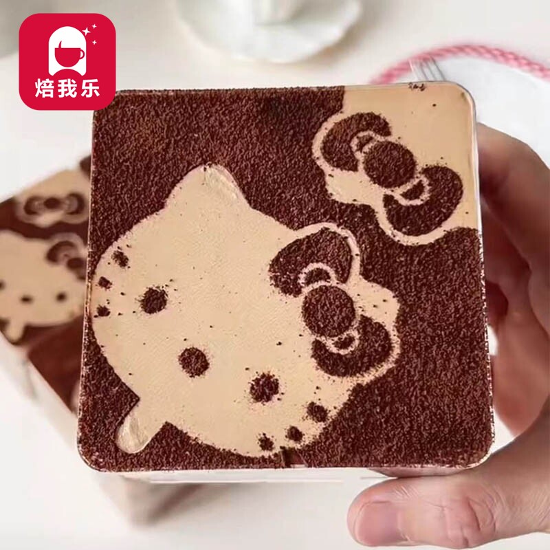 Форма для тирамису Hellokitty Форма для торта Sanrio Форма для выпечки Hello Kitty Инструмент для посыпки