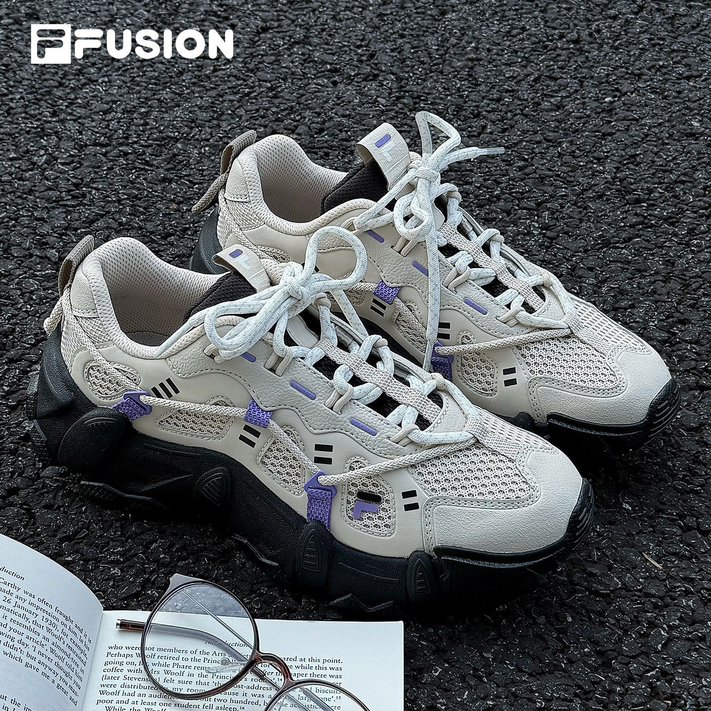 Новая горная обувь 丨zhang Hao в том же стиле , что и женская обувь FILA FUSION, походная обувь для отдыха на открытом воздухе , обувь для папы