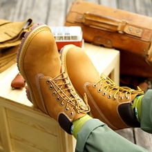 Classic Goodyear sewn yellow boots in five sizes from a 17 year old store