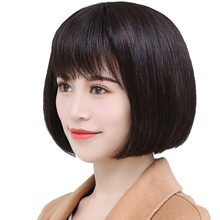 12 year old shop with eight different colors of wig sets for women's short hair, bobo, with fluffy natural hair and short hair