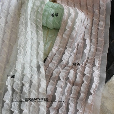 taobao agent 16cm裙摆边花边带雪纺织带丝带 DIY蝴蝶结材料辅料满49包邮