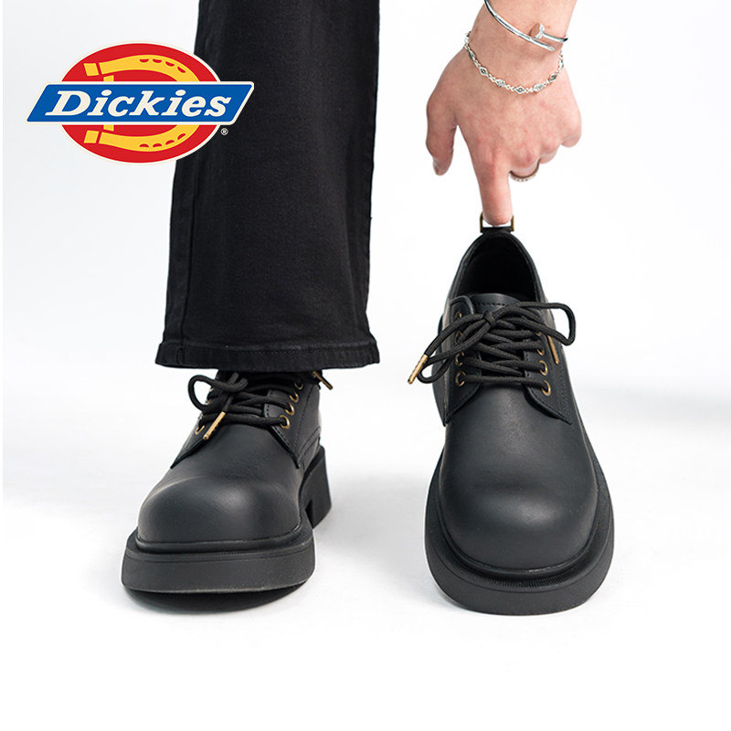 Ботинки-дерби Dickies big head; мужская осенняя обувь; новинка 2026 года; мужская кожаная обувь; ботинки Martin с низким берцем на толстой подошве