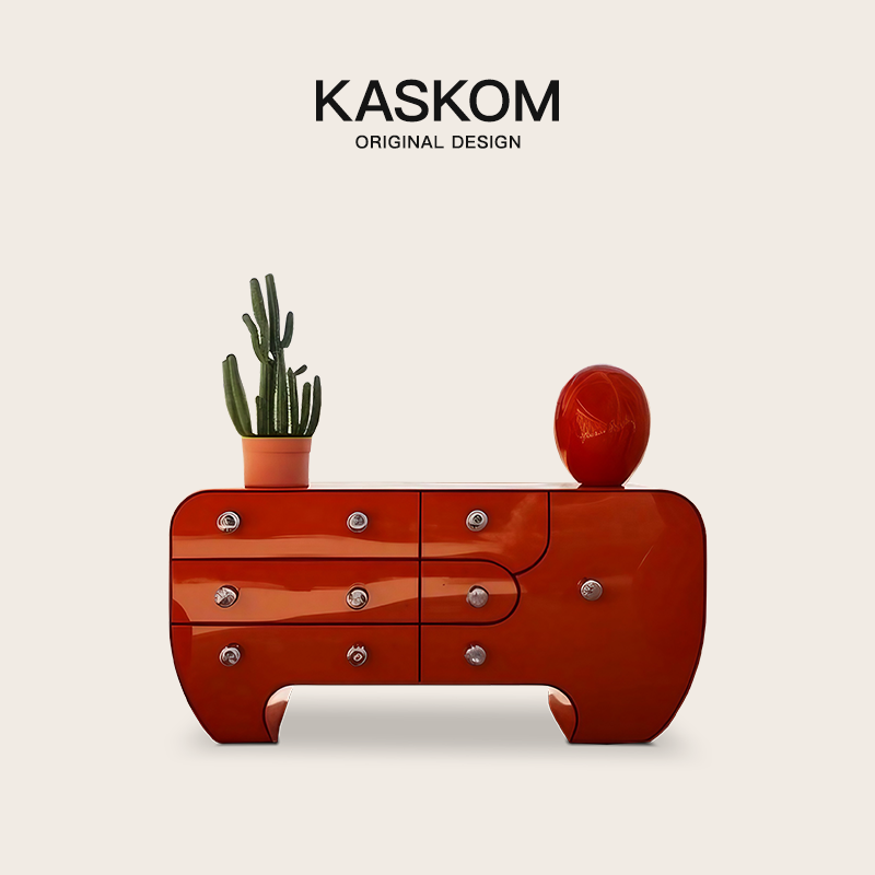 KASKOM Palace KASKOM оригинальный дизайн Художественный сервант Комод Модное эстетическое оформление Кабинета Мебель для Международного павильона A3