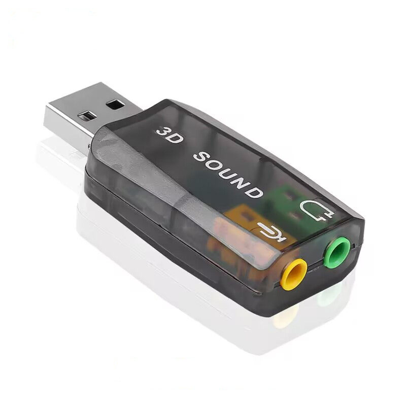 Yushuo/внешняя звуковая карта USB для ноутбука, адаптер для наушников, конвертер, внешняя звуковая карта компьютера без привода