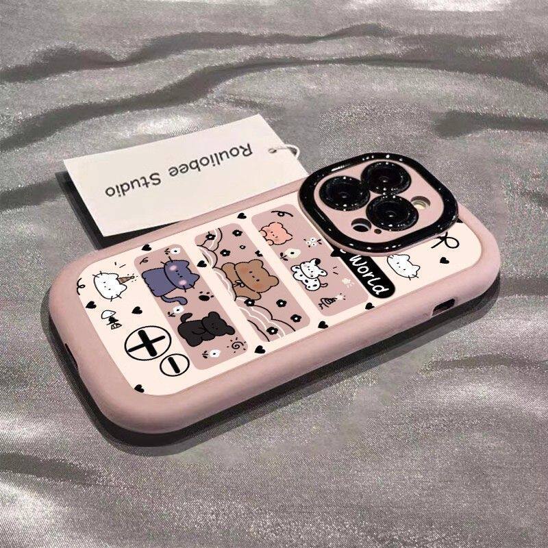 游戏小动物适用于18苹果17promax手机壳iPhone16plus可爱小众15萌系卡通13mini硅胶全包14闺蜜12气质xs女神潮