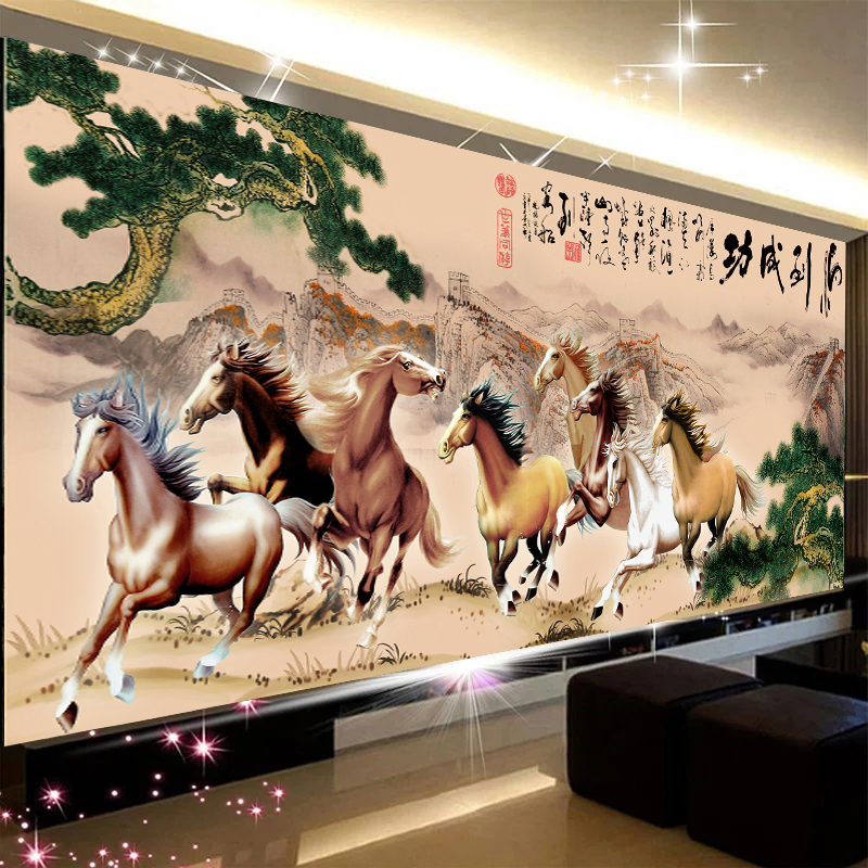 Мона Лиза вышивает крестиком нитками для вышивания Новой картины 2023 года в гостиной Баджун