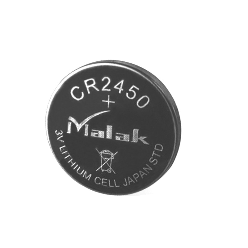 2 tablets malak cr2450 lithium battery 3v button battery