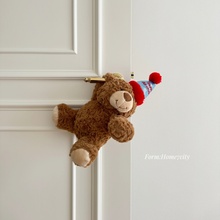 Plush decoration, cute home door handle decoration